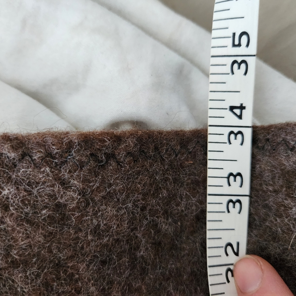 RARE Felted Wool Jacket Women's Large - Picture 11 of 11